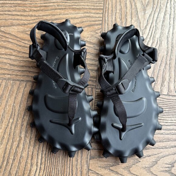 Alexander Wang Rapture Black Unisex Pool Sandals - Picture 6 of 9